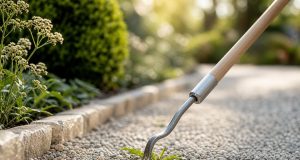 Désherber une allée gravillonnée sans effort pour un résultat durable