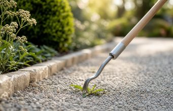 Désherber une allée gravillonnée sans effort pour un résultat durable